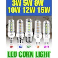 LED Corn Light AC220V E27 Lamp E14 Chandelier Bulbs GU10 Spotlights G9 Indoor Lighting B22 For Home Bedroom 3W 5W 8W 10W 12W 15W
