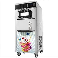 Commercial 220V/110V Automatic Soft Serve Ice Cream Maker New Home Three Flavors Soft Ice Cream Machine