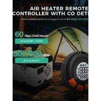 TB10pro 8KW 12/24/220V Diesel Auxiliary Heater with CO Alarm Portable plateau Night Heater for Car RV Camper Tent Home Garage