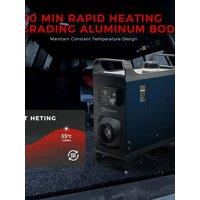 8KW 12V 24V 220V Diesel Air Heater With Bluetooth APP&LCD Monitor Parking Night heater for Car RV Camper Tent Garage Home