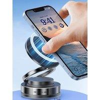 Double-Sided Vacuum Suction Phone Holder, Car Phone Mount Cup Bracket for Car Mount Phone Holder 360 Rotation Magnetic Vacuum A