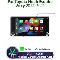 Android Car Multimedia 2 Din Radio For Toyota Noah Esquire Voxy 2014-2021 7" Screen Wireless Carplay Autoradio Head Unit Stereo