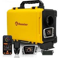 8KW HTB1 TOOLBOX Diesel Air Heater 12V 220V Portable Diesel Air Heater With Bluetooth&Ventilation Mode for Car,RV,Camper,Home