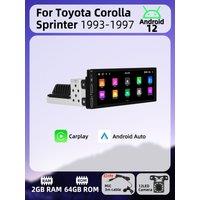 Android Car Multimedia for Toyota Corolla Sprinter 1993-1997 6.86" Screen 1Din Radio Stereo Head Unit Carplay GPS Carplay Auto