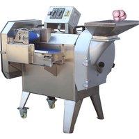 Large Capacity Vegetable Cutter Onion Potato Carrot Shredder Machine Commercial Vegetable Fruit Slice Strips Chopper Machine