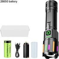 High Power Rechargeable LED Flashlights Super Bright Flash Light Powerful Lantern Portable Camping Torch Outdoor & Emergency Use