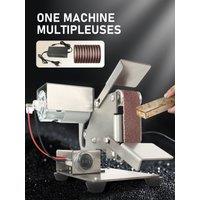 Electric Sander Belt Mini Polishing Grinding Machine Grinder Sharpening Machine Mini Electric Belt Sander Abrasive Belts Grinder