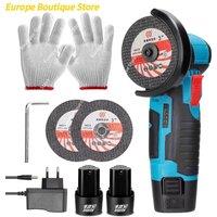 19500rpm 12V Mini Angle Grinder Grinding Cordless Machine Lithium Battery Rechargeable Grinder Cushing Power You