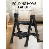 2 Steps Household Ladder Multi-functional Indoor Telescopic Folding Thickened Herringbone Ladder Step Ladder