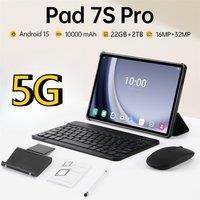 New Original Pad 7s Pro Tablet 10.1inch HD Screen Android 15 Tab 4G 5G Dual Sim 10000mAh WIFI Tablets Children's Kids Tablet PC