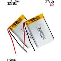 3.7V polymer lithium battery 800mAh For Bluetooth speaker with Bluetooth headphones 703035 35*30*7mm