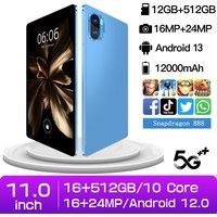 2025 New Tablets Android Pad 5 pro Tablet Dual SIM Card 10 Inch HD 16GB + 1TB Global Version Tablet PC WIFI Tab For kids Gifts