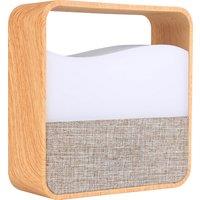 USB-Rechargeable Portable LED Night Light with Digital Clock and Alarm Function - A Dimmable Gentle Table Lamp Ideal for Home