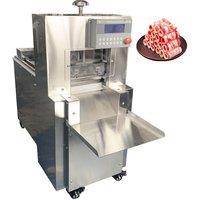 Fully Automatic Cnc Single Cut Lamb Roll Machine, Commercial Stainless Steel Frozen Meat Slicer