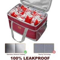 33L Large Capacity Cooler Bag Thermal Bags With Hard Liner Large Insulated Picnic Lunch Bag For Camping Travel Family Outdoor