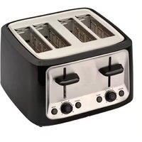 Small Commercial Electric Toaster, Stainless Steel Household Pop-Up Sandwich Toaster