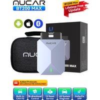 Wholesale MUCAR BT200 Max OBD2 Diagnostic Tool Bulit-in CAN FD All system 15 reset Bi-directional Lifetime Free Update