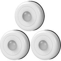 wireless under-cabinet lighting,LED night light, 3 color modes, suitable for pasting and installing anywhere such as hallways, c