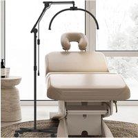 Beauty Floor Fill Light Rotatable Lashes Lamps Adjustable LED Half Moon Light With Phone Clip for Beauty Salon Makeup Tattoo