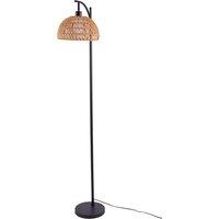 Voltsify Rattan Lampshade Floor Lamp, 22 cm W x 22 cm D x 160 cm H