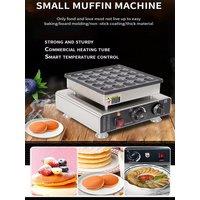 Commercial 25 Hole Small Muffin Maker Gong Firing Machine Small Circular Waffle Maker Mini Hamburger Maker