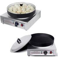 220V Electric Bakeware Double-sided Heating Crepe Maker Frying Pan Pancake Scones Pizza Dry Pan Breakfast