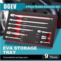 DGEV Wobble Extension Set Socket Extensions Set Ratchet Extensions 1/4" 3/8" 1/2" Wobble Extensions Drive Socket Extension