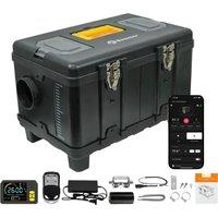 8KW 12V&24V 110-240V Portable Diesel Air Heater With Bluetooth Thermostatic&Ventilation mode Parking Night heater for Car RV