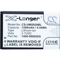 Barcode Scanner Battery For Unitech:MS920,1400-900020G,--1200mAh / 4.44Wh--Li-ion--3.70V
