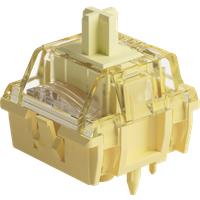 Akko V5 Pro Cream Yellow Switch 5 Pin 50gf Thocky Linear Switch Factory Lubed Compatible with Cherry MX Mechanical Keyboard