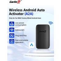 A2A CarlinKit Android Auto Wireless Adapter Smart Ai Box Plug And Play Bluetooth WiFi Auto Connect For Wired Android Auto Cars
