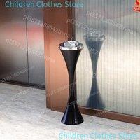 Floor Standing Ashtray Receptacle with Lid For Home Office Decor Anti-rust Ashtray Smoking Accessories Floor Standing Ashtray