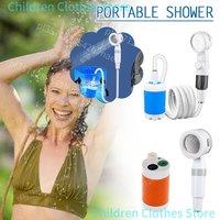 douche d'extrieur de Camping, douche lectrique portative Rechargeable par USB, douche pression rglable pour randonne