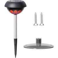 Solar-Powered Projection Light, IP65 Waterproof, Auto On/Off, Metal Housing, Ideal for Gardens and Yards