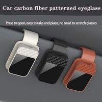 Car Sunglasses Holder, Car Glasses Clip, Car Sun Visor Automotive Hanger Clip Ticket Card Mount Clips Sunglasses Holders for Car
