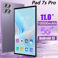 New Original Pad 7s Pro Tablet 11inch HD Screen Android 13 Tab 4G 5G Dual Sim 10000mAh WIFI Tablets Children's Kids Tablet PC