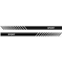 2 Pcs Racing Stripes for VW GOLF 4-7 Premium Vinyl Door Decals, Sporty Auto Decor