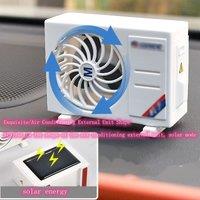 Solar Auto Rotation Car Air Freshener Air-conditioning Fragrance With Box Car Perfume Auto Clip Auto Interior Decoration