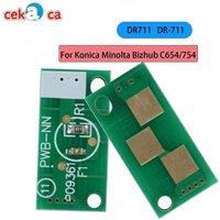 4PC DR711 DR-711 IU711 IU-711 Drum Chip DV711 Developer Chip For Konica Minolta Bizhub C654 C754 DR 711 IU 711 Dv-711 Image