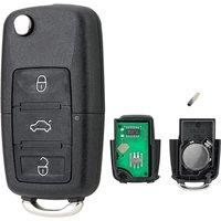 OHMSEN 3 Button Remote Key Fob 433MHz 1K0959753G ID48 Chip For VW Golf MK5 Caddy Jetta Scirocco Skoda Octavia Seat Leon Toledo