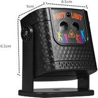 Mini 60 Patterns Projector Party Effect Lights DJ Disco Holiday Christmas Dance Bedroom Decoration Car Lamp Show Gift YR10