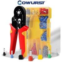 European Ratchet Crimp Pliers HSC8 6-4A Tubular Terminal Portable Crimping Tool Box Household Appliance Repair Tool Pliers