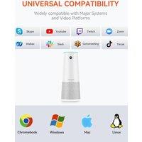 C20 100 Ultra-wide-angle Integrated Conference Camera 1080p , 4-Mic Array & Speaker, USB Plug & Play For Conference System