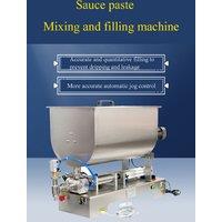 PBOBP Automatic Mixing Filling Machine Cosmetics Thick Fat Quantitative Filler Pneumatic Driven For Beverage Oil Packaged Pouch