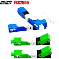 100% Original Unikit ESC250D Optical Fiber Fast Conector SC/APC/UPC SM Single Mode Fiber Optic Quick Connector FTTH Optical Tool