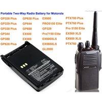 7.2V 1800mAh/2600mAh Two-Way Radio Battery JMNN4024 PMNN4023 PMNN4022 PMNN4070 for Motorola GP644,GP688,GP329,GP344,EX560 EX600