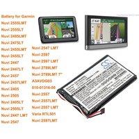 3.7V 1000mAh/1200mAh Navigator Battery 361-00035-03 361-00035-07 for Garmin Nuvi 2547 2447 2447LT 2555LMT 2555LT 2495LMT 2475LT