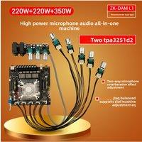ICYFTONER L1 Lead Type High Power Karaoke Power Amplifier 2.1 Channel Bluetooth Power Amplifier Board 220W 2 + 350W