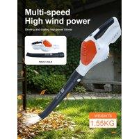 Lithium-ion Dust Blower Dusting High-power Blower Multi-function High-wind Industrial Blower (without Batteries)