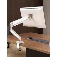 Single Monitor Mount Bracket for 14″32″ Screens Height Adjustable Monitor Arm with C-Clamp Home Office Monitor Stand